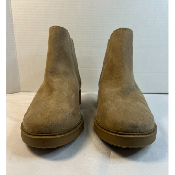 Kensie Sandor Chelsea Boot Women Size 9M Tan Suede Short Ankle Fashion Shoes - Picture 5 of 14